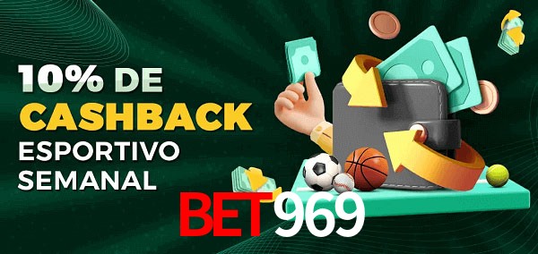 10% de bônus de cashback na Bet969